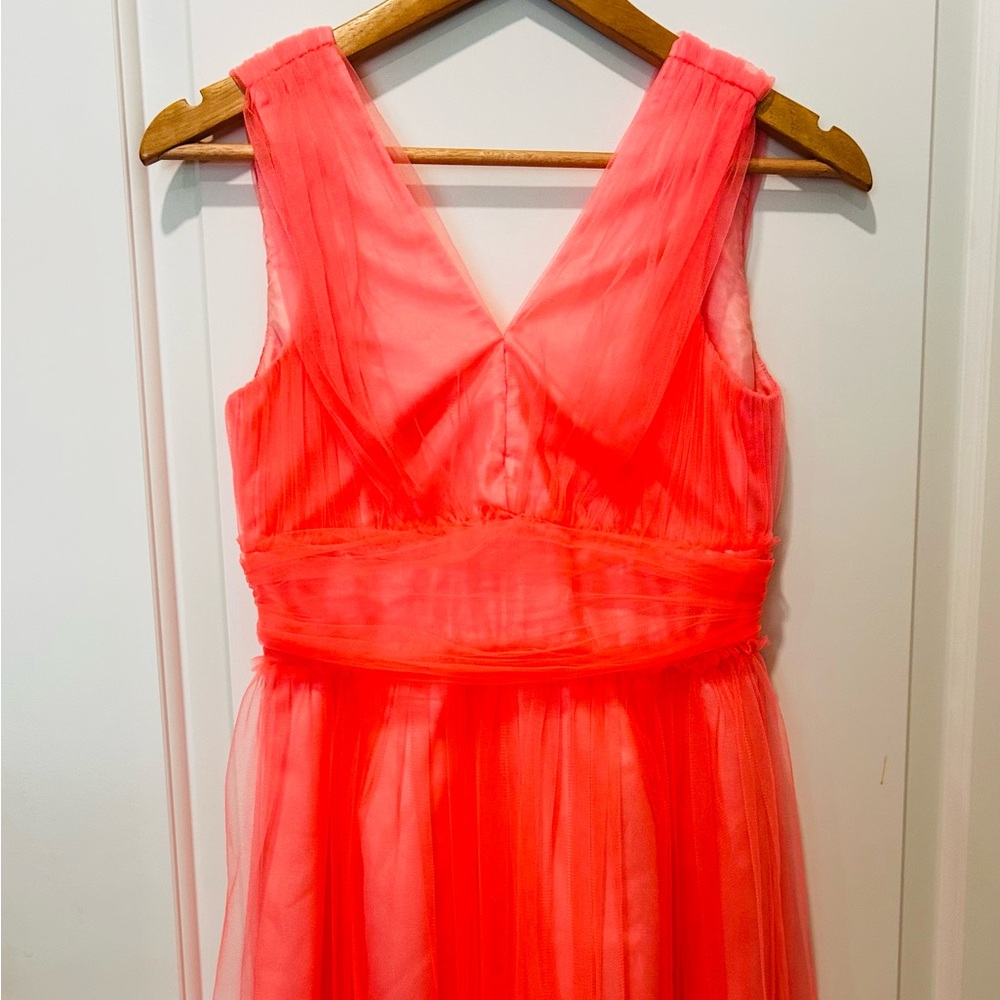 J. Crew Coral Sleeveless Dress